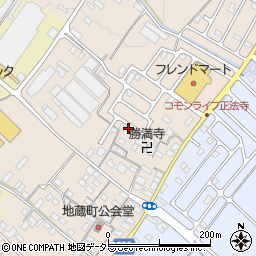 滋賀県彦根市地蔵町周辺の地図