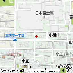 稲垣動物病院周辺の地図