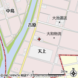 愛知県一宮市丹陽町五日市場天上74周辺の地図