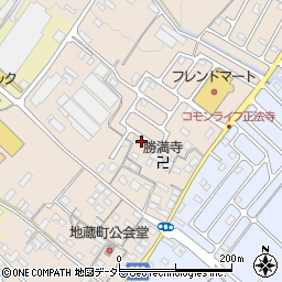 滋賀県彦根市地蔵町周辺の地図