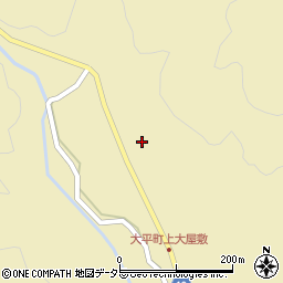 愛知県豊田市大平町日面周辺の地図