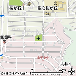 吉井４公園周辺の地図