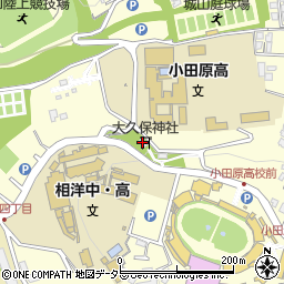 大久保神社周辺の地図
