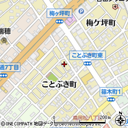 愛知県春日井市ことぶき町90周辺の地図