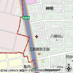 愛知フジクリーン株式会社　尾張営業所周辺の地図
