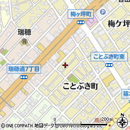 愛知県春日井市ことぶき町203周辺の地図