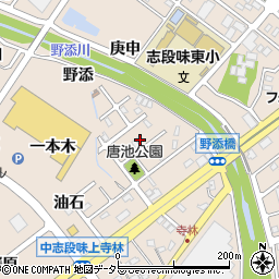 愛知県名古屋市守山区中志段味唐池465周辺の地図