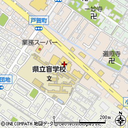 サンミュージック彦根店レンタルビデオ・ＣＤ・ＤＶＤ周辺の地図