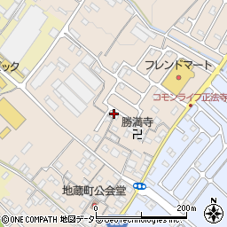 滋賀県彦根市地蔵町195-30周辺の地図