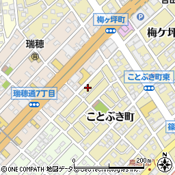 愛知県春日井市ことぶき町221周辺の地図