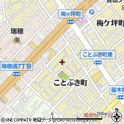 愛知県春日井市ことぶき町177周辺の地図