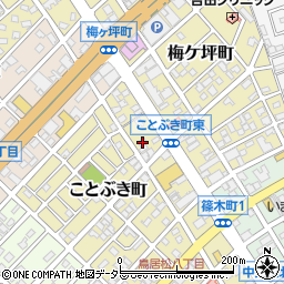 愛知県春日井市ことぶき町84周辺の地図