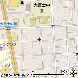 静岡県富士宮市万野原新田4146-1周辺の地図