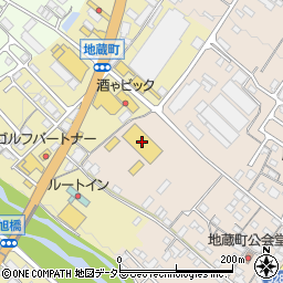 滋賀ダイハツ販売Ｕ－Ｃａｒハッピー彦根店周辺の地図