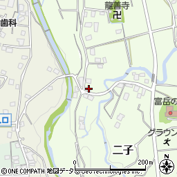 静岡県御殿場市二子436周辺の地図