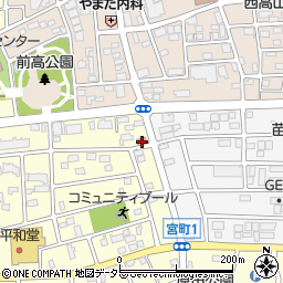 春日井宮町郵便局周辺の地図