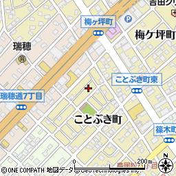 愛知県春日井市ことぶき町176周辺の地図