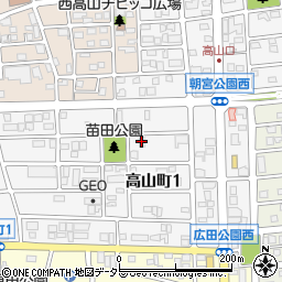 名古屋ヤクルト販売株式会社　春日井西部センター周辺の地図