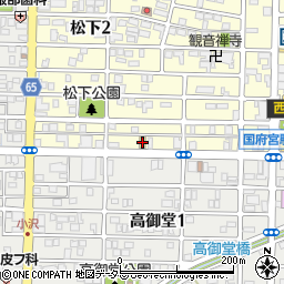 ファミリーマート稲沢松下店周辺の地図