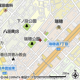 瑞穂通EXPARK（防犯カメラ有り）周辺の地図