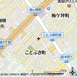 愛知県春日井市ことぶき町87周辺の地図
