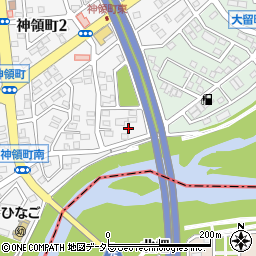 愛知県春日井市神領町2丁目3周辺の地図
