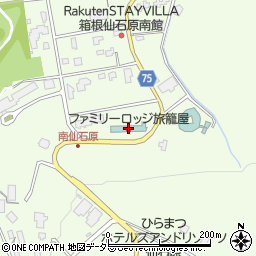 ファミリーロッジ旅籠屋・箱根仙石原店周辺の地図