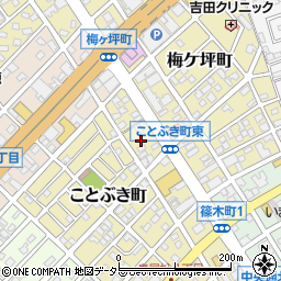 愛知県春日井市ことぶき町83周辺の地図