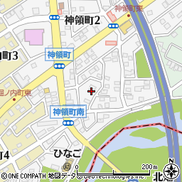 愛知県春日井市神領町2丁目7-7周辺の地図