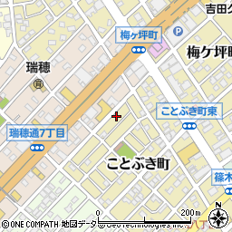 愛知県春日井市ことぶき町218周辺の地図