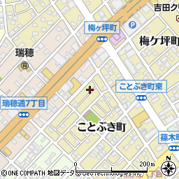 愛知県春日井市ことぶき町207周辺の地図