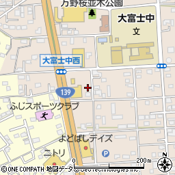 静岡県富士宮市万野原新田4154周辺の地図