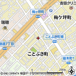 愛知県春日井市ことぶき町169周辺の地図