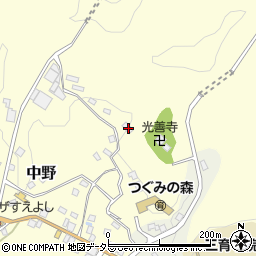 千葉県夷隅郡大多喜町中野230周辺の地図