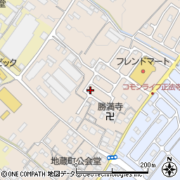 滋賀県彦根市地蔵町195-37周辺の地図