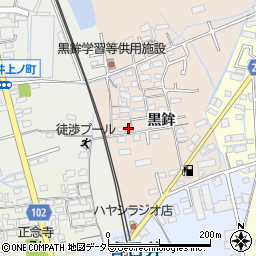 愛知県春日井市黒鉾町黒鉾140-7周辺の地図