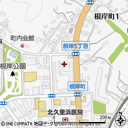 神奈川県横須賀市根岸町周辺の地図