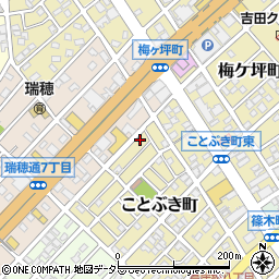 愛知県春日井市ことぶき町216周辺の地図