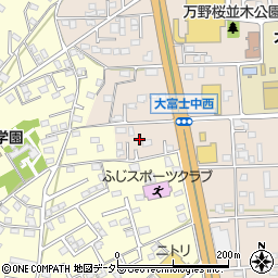 静岡県富士宮市万野原新田4094-17周辺の地図