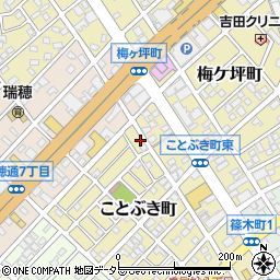 愛知県春日井市ことぶき町172周辺の地図