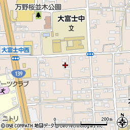静岡県富士宮市万野原新田4146周辺の地図