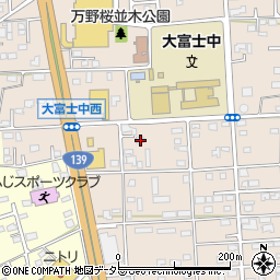 静岡県富士宮市万野原新田4150周辺の地図