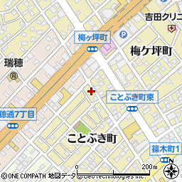 愛知県春日井市ことぶき町211周辺の地図
