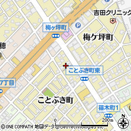 愛知県春日井市ことぶき町171周辺の地図