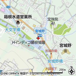 ＪＡかながわ西湘箱根周辺の地図