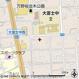 静岡県富士宮市万野原新田4147周辺の地図