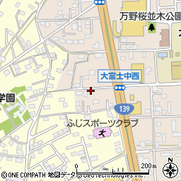 静岡県富士宮市万野原新田4094-7周辺の地図