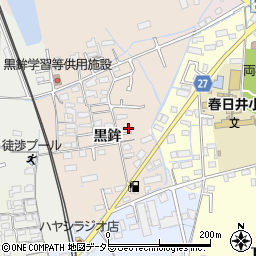愛知県春日井市黒鉾町黒鉾80周辺の地図