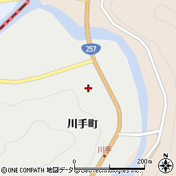 愛知県豊田市川手町ハネ周辺の地図