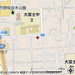 静岡県富士宮市万野原新田4119周辺の地図